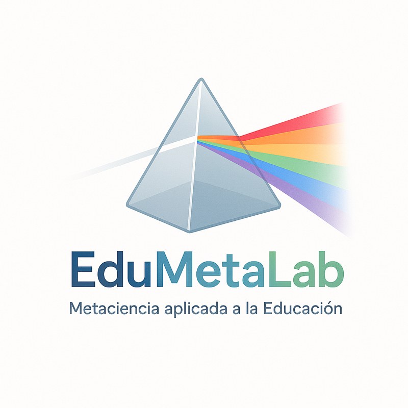Logotipo de EduMetaLab: Metaciencia aplicada a la Educación